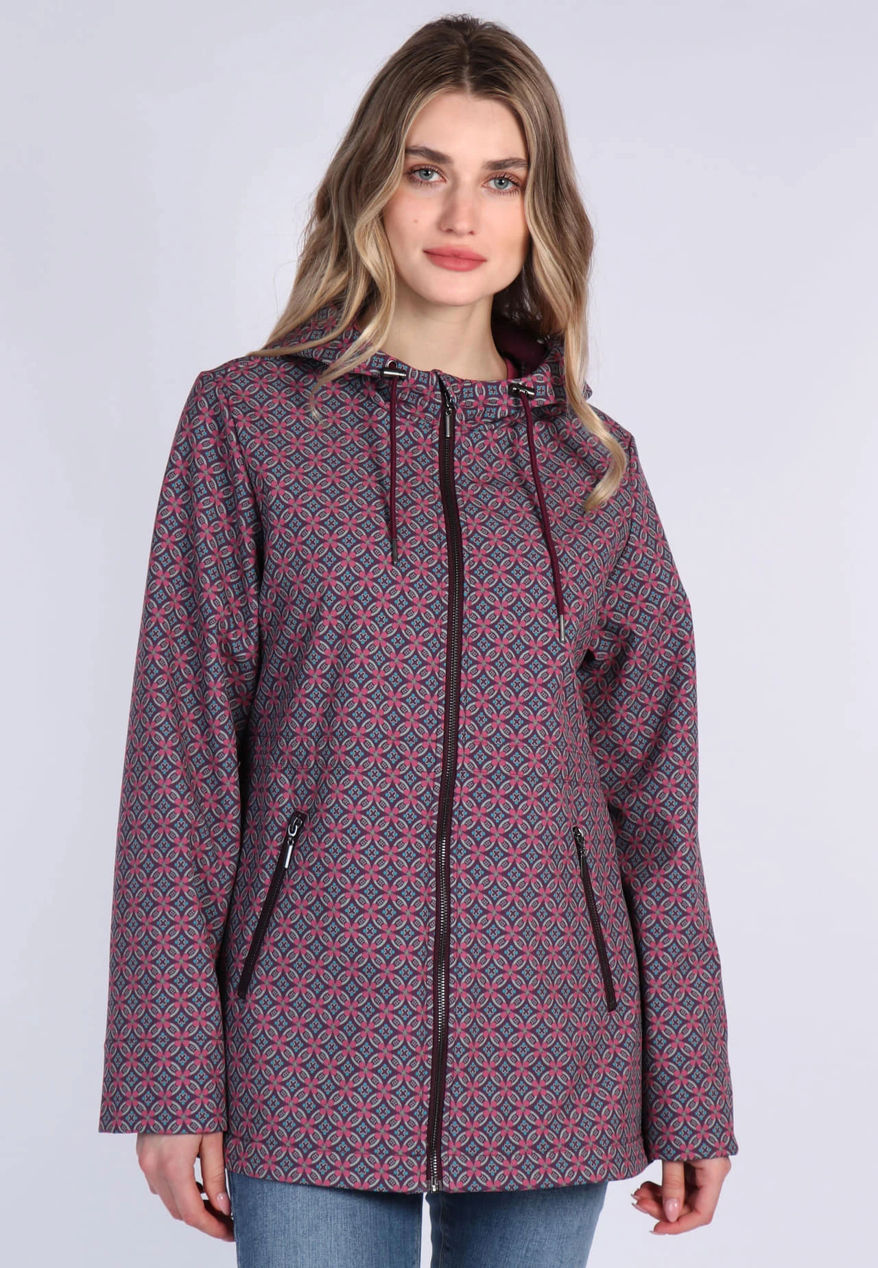 Regenmantel Elaine - Plum