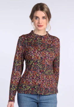 Bluse Dia Flower Confetti- Thyme