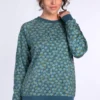 Sweater Shona Garden- Deep Ocean