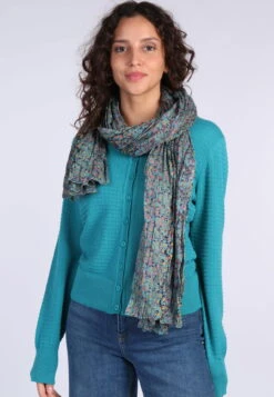 Tuch Fletti Flower Confetti- Navy