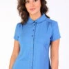 Bluse Andyra Solid - Royal Blue