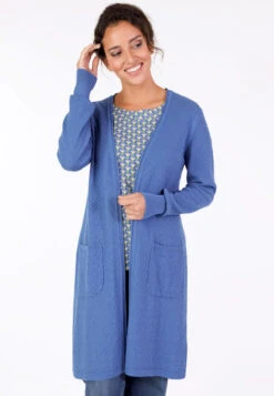 Strickmantel Emma - Royal Blue