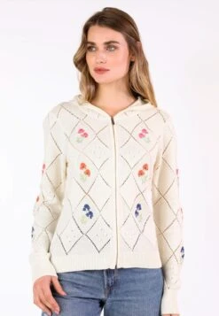 Strickjacke Maliya- Ivory