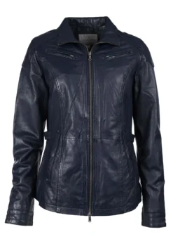 Lederjacke Renea 2 - Navy