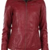 Lederjacke Renea 2 - Wine