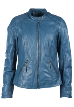 Lederjacke Laura - Deep Ocean