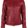 Lederjacke Malie - Wine