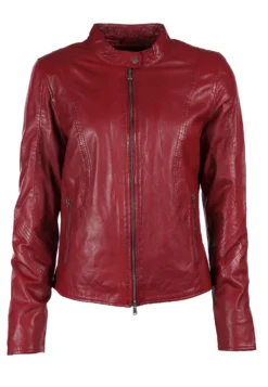 Lederjacke Malie - Wine