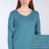 Langarmshirt Adiselle- Deep Ocean