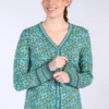 Strickjacke Christi Blossom - Emerald