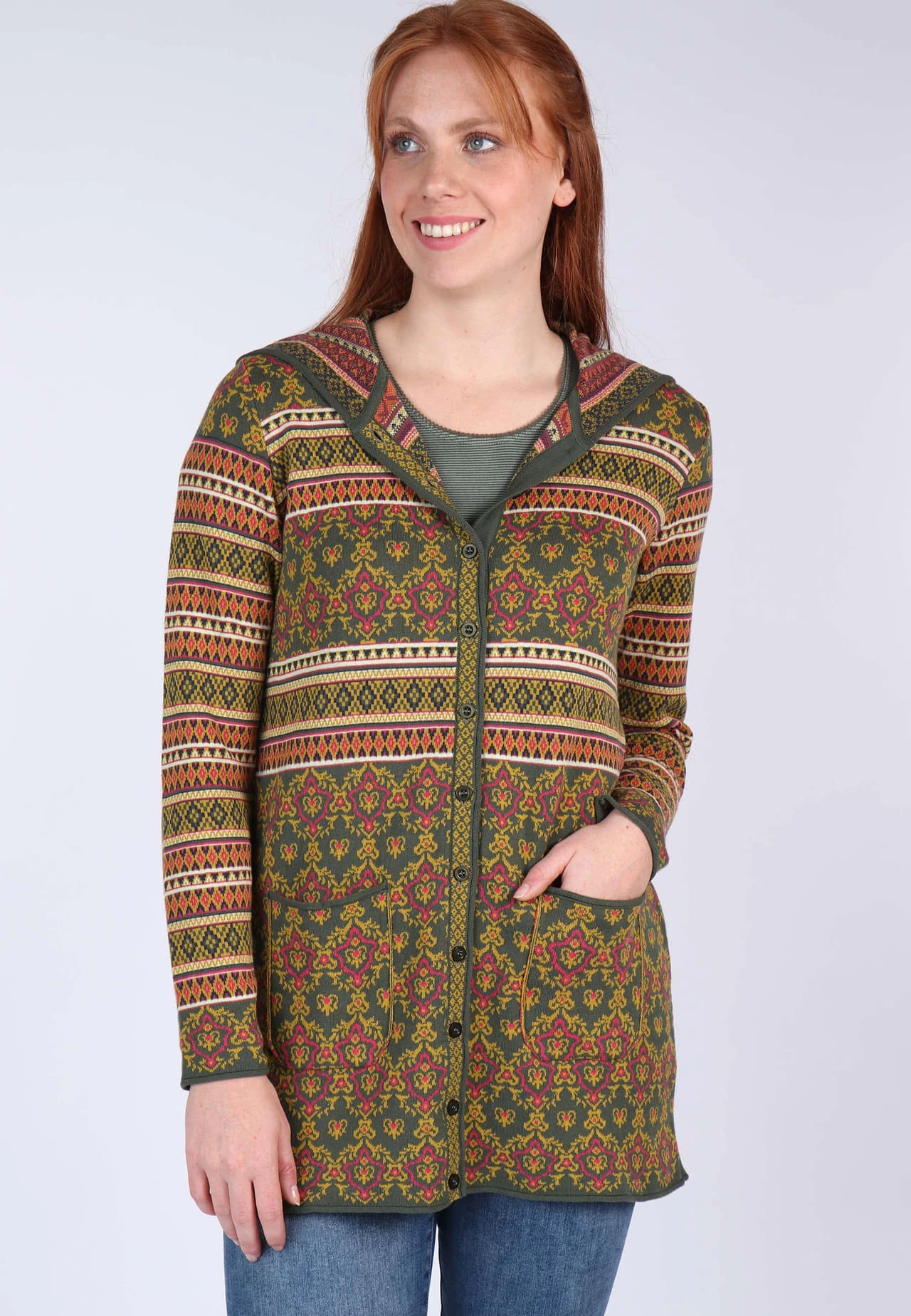 Strickmantel Karlie Royal - Thyme