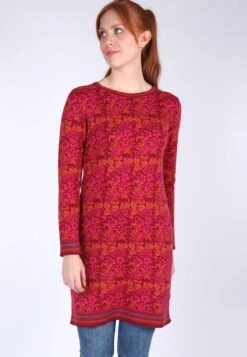 Strickkleid Suri Flowergarden - Wine