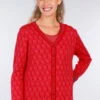 Strickjacke Christi Rose - Rubin