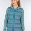 Strickjacke Freya Tulip Bow - Azure