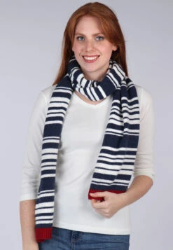 Strickschal Saneta- Navy