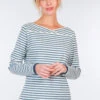Langarmshirt Kajsa- Swedish Blue