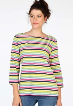 Sweater Holma Rainbow Stripe- Ivory