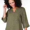 Bluse Emina - Olive
