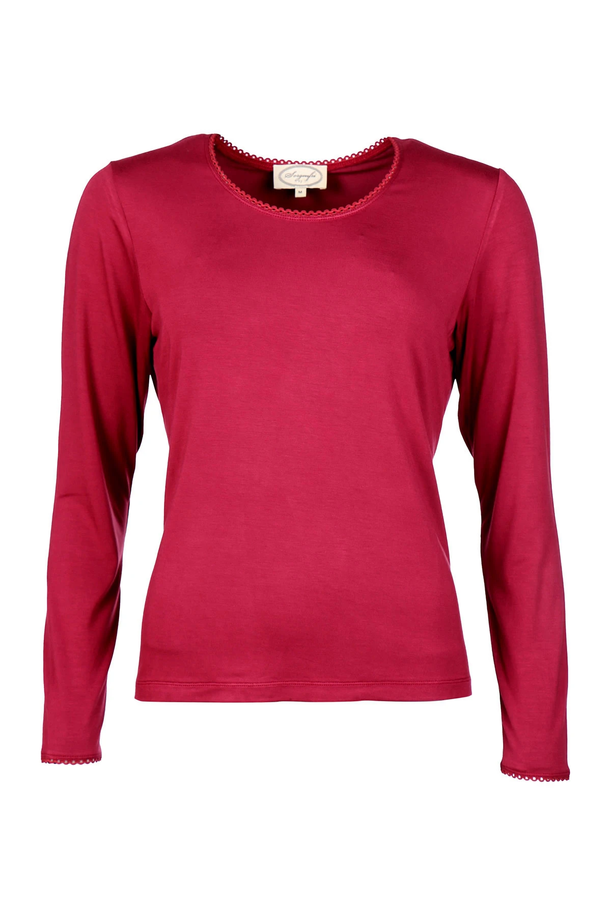Langarmshirt Philia - Burgundy – Bild 2