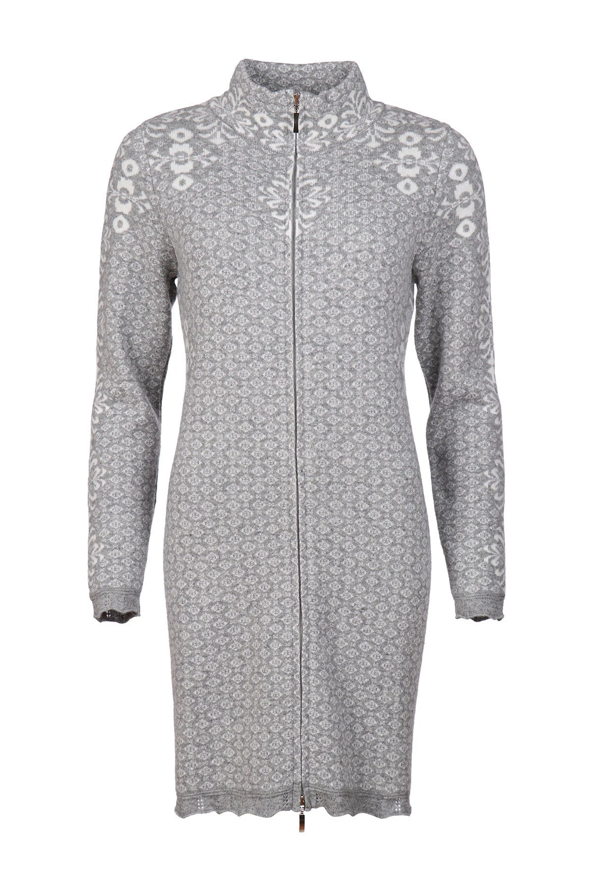 Strickmantel Enny - Grey – Bild 2