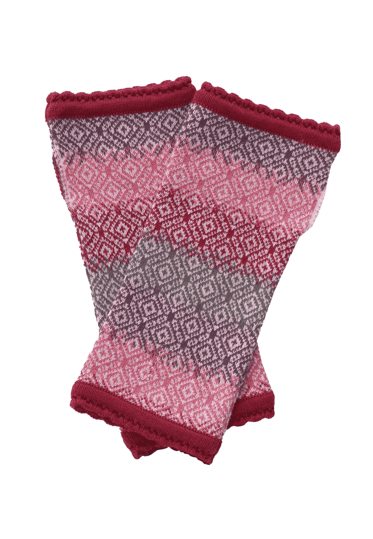 Handstulpe Lucy Stripe - Wine – Bild 2