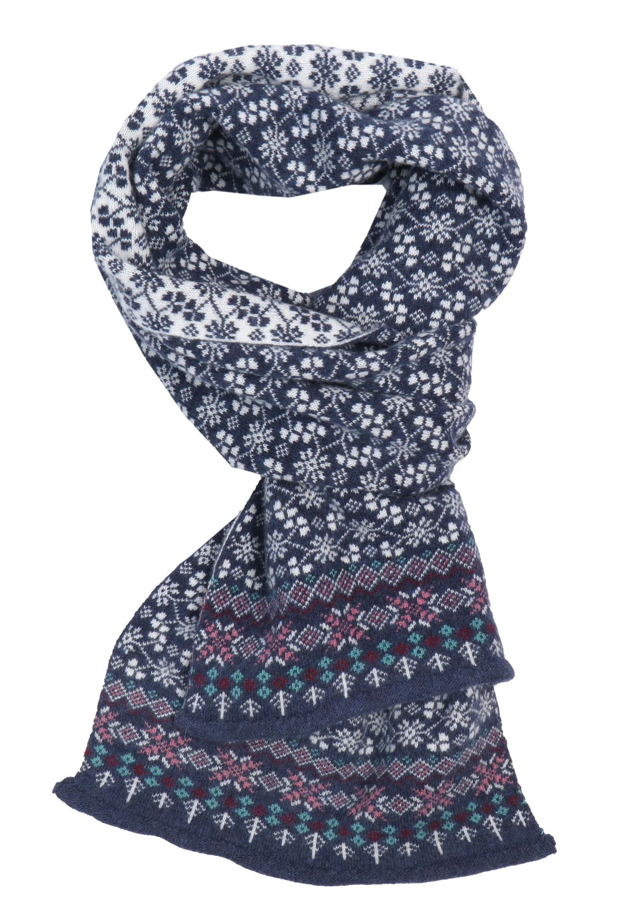 Strickschal Sabira - Navy – Bild 2