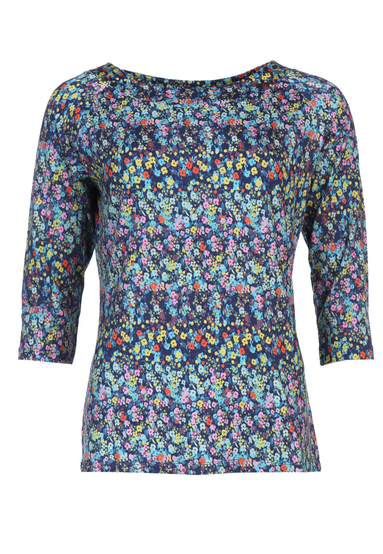 Shirt Zoa Flower Confetti- Navy – Bild 2