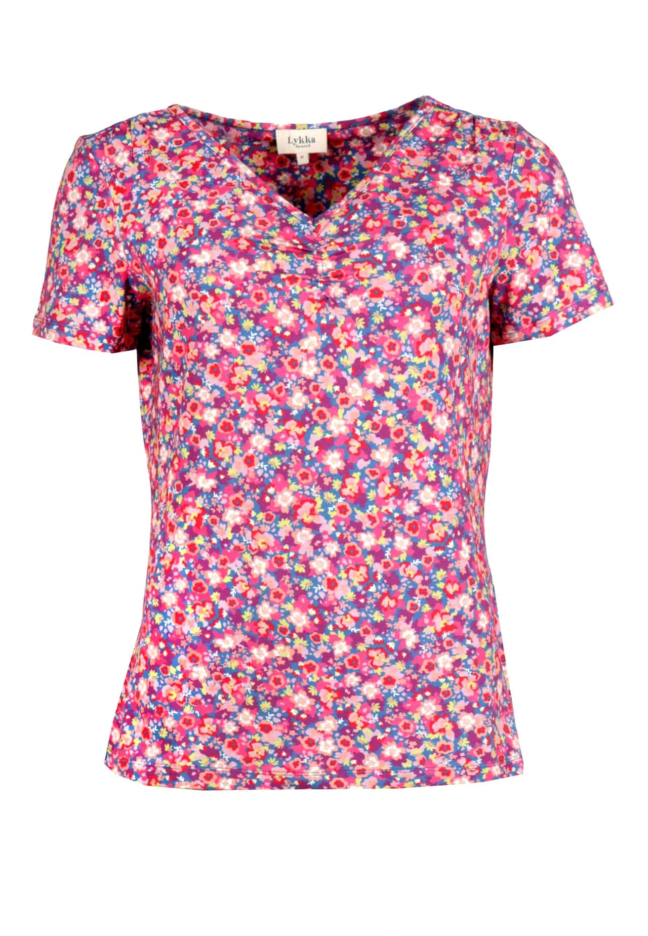 T-Shirt Alida Millefleurs - Flamingo – Bild 2