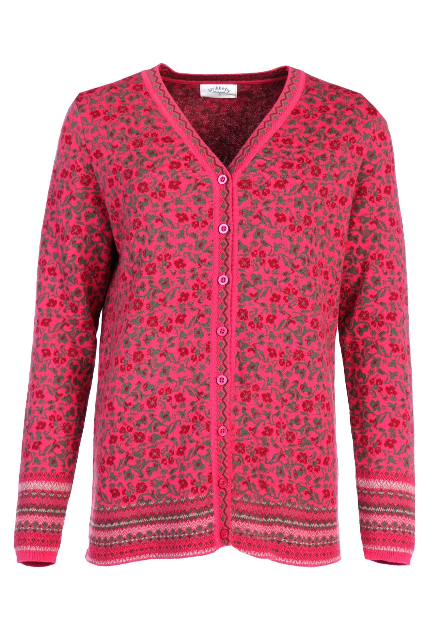 Strickjacke Christi Blossom - Pink – Bild 2