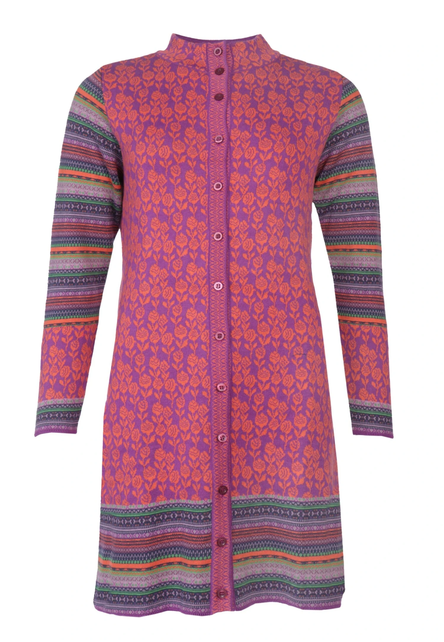 Strickmantel Fleurine Rose - Orchid – Bild 2