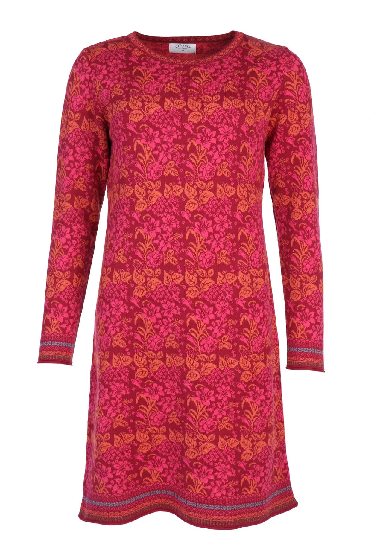 Strickkleid Suri Flowergarden - Wine – Bild 2