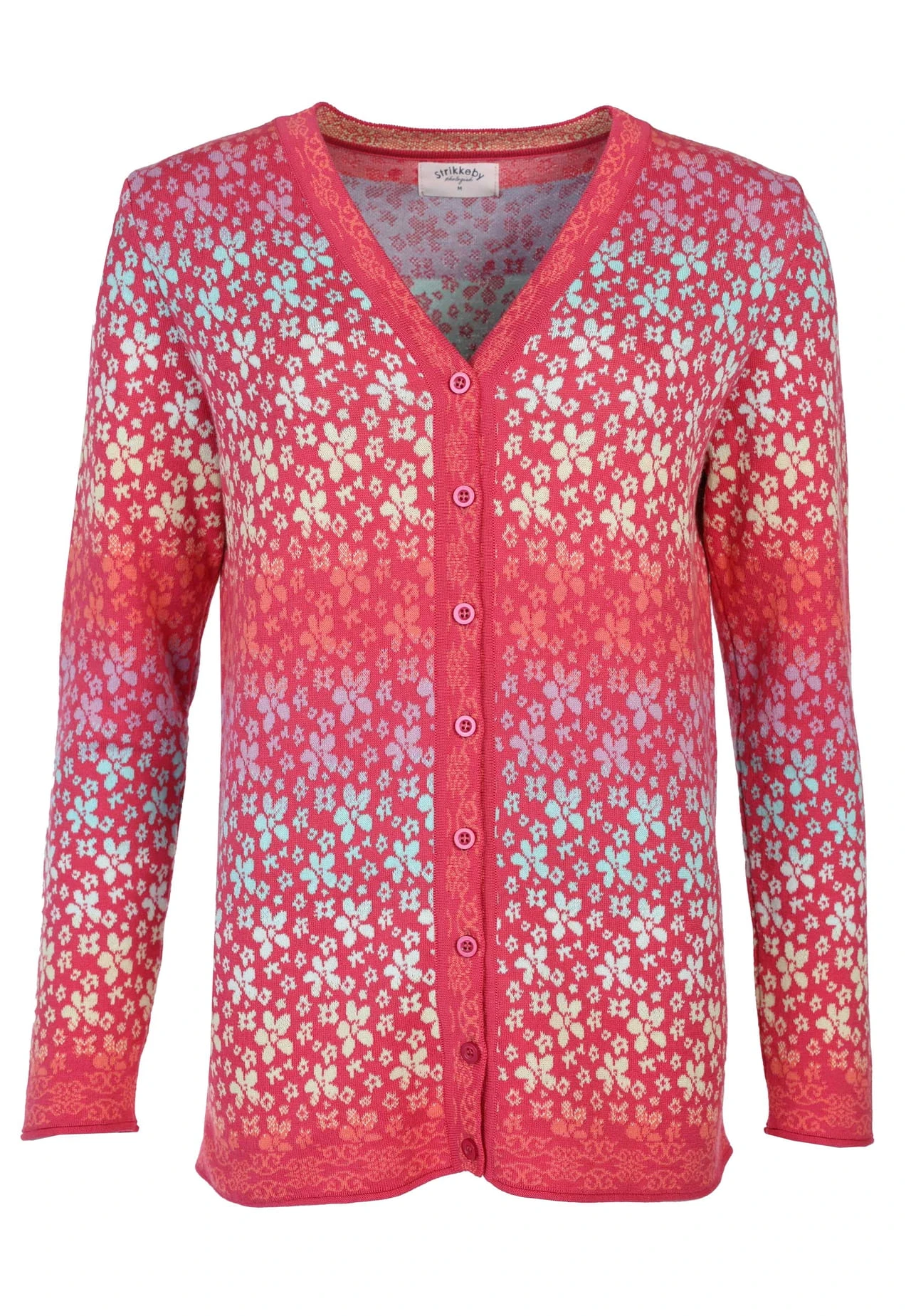 Strickjacke Christi Flower- Azalea – Bild 2
