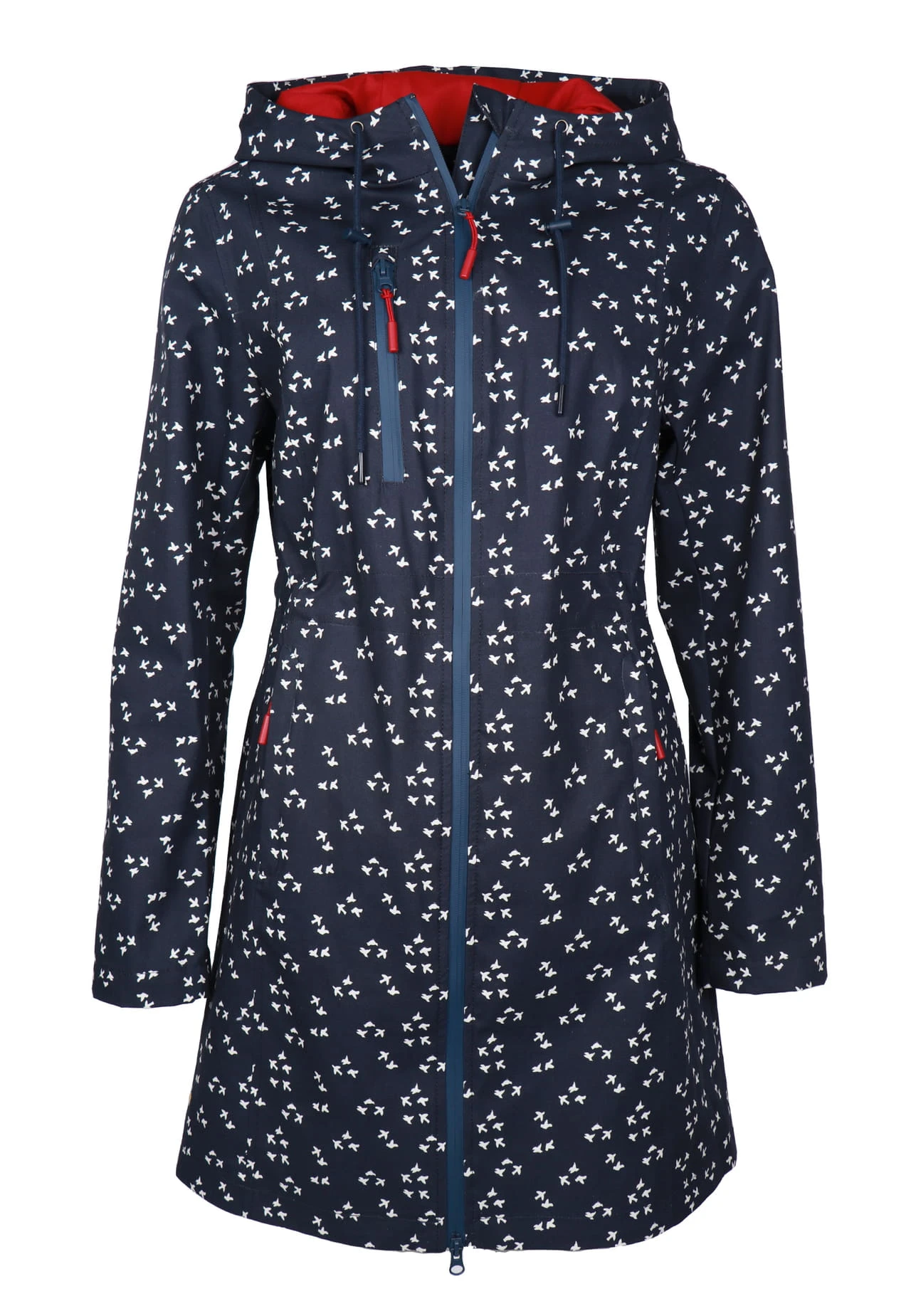 Mantel Venla Birds - Navy – Bild 2