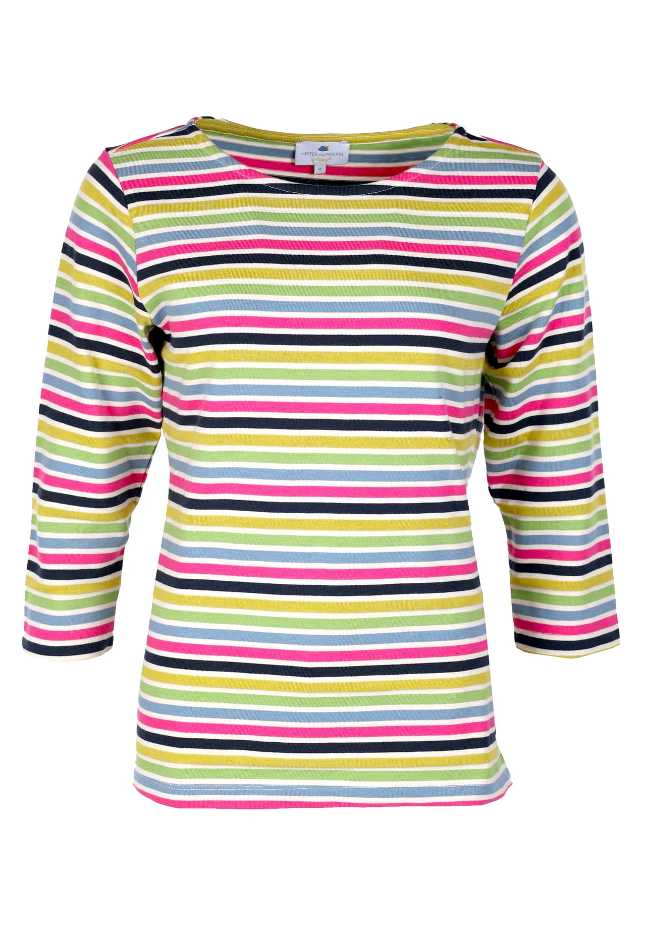 Sweater Holma Rainbow Stripe- Ivory – Bild 2