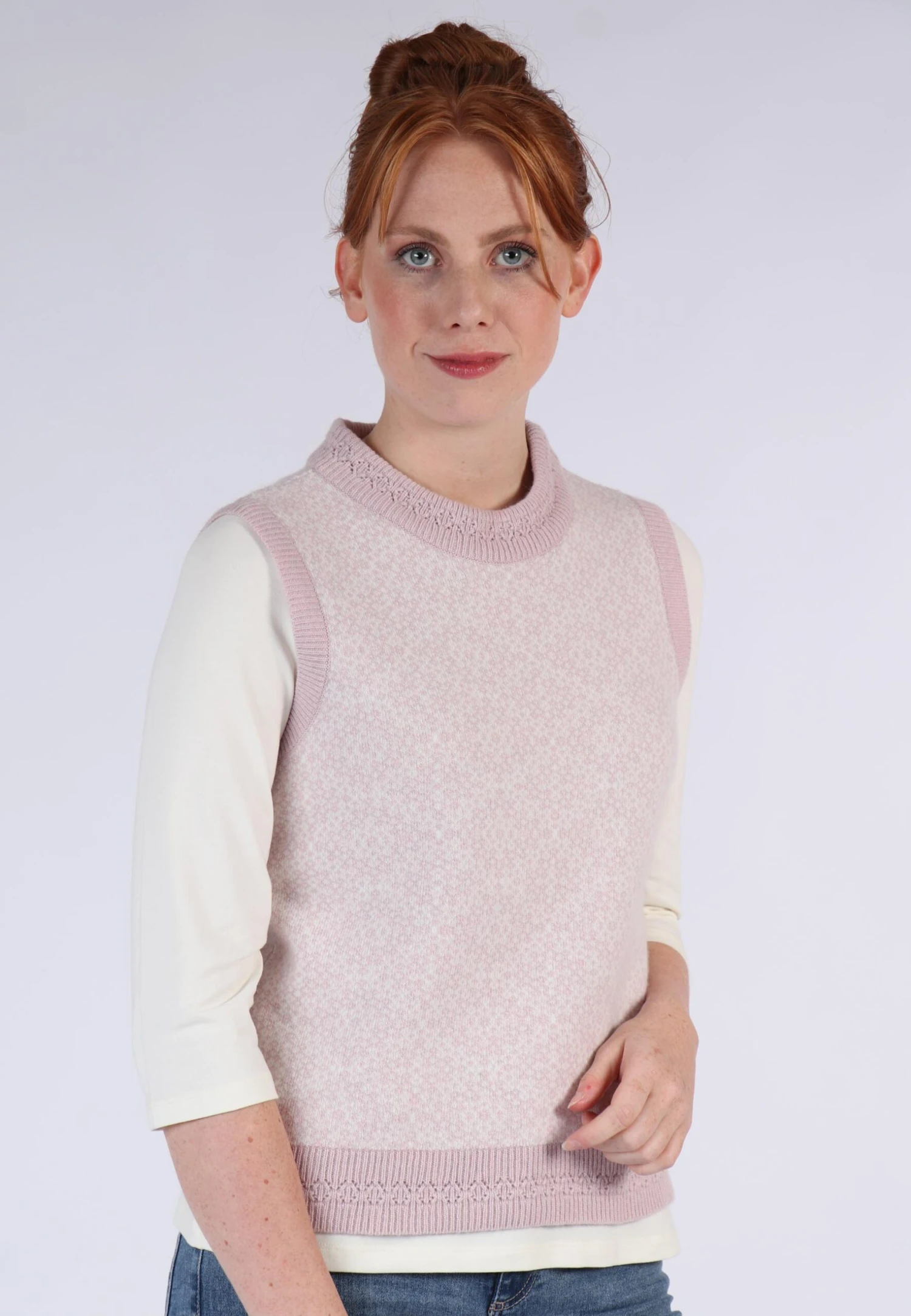 Strickpullunder Rosalie - Rose – Bild 3