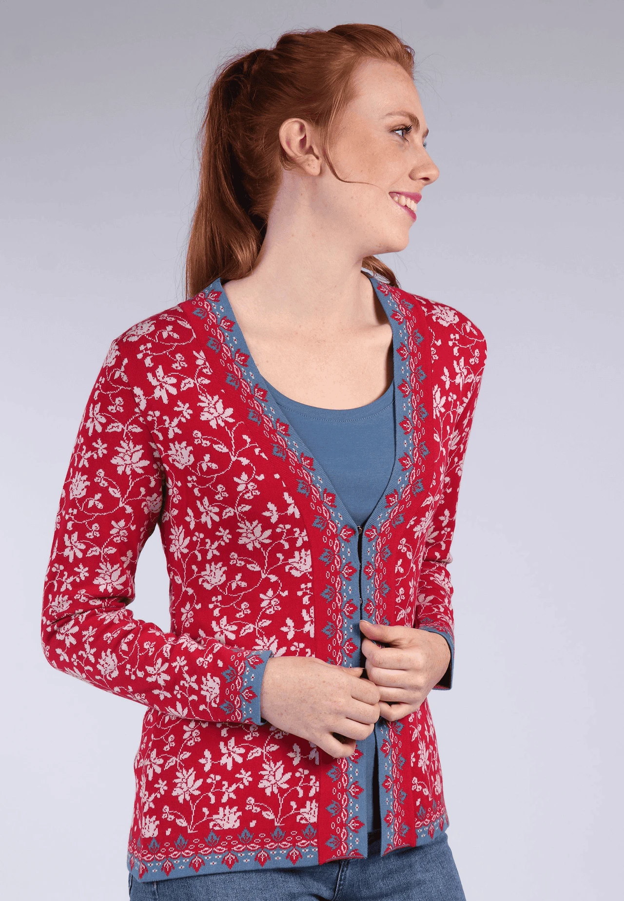 Strickjacke My - Rubin – Bild 3