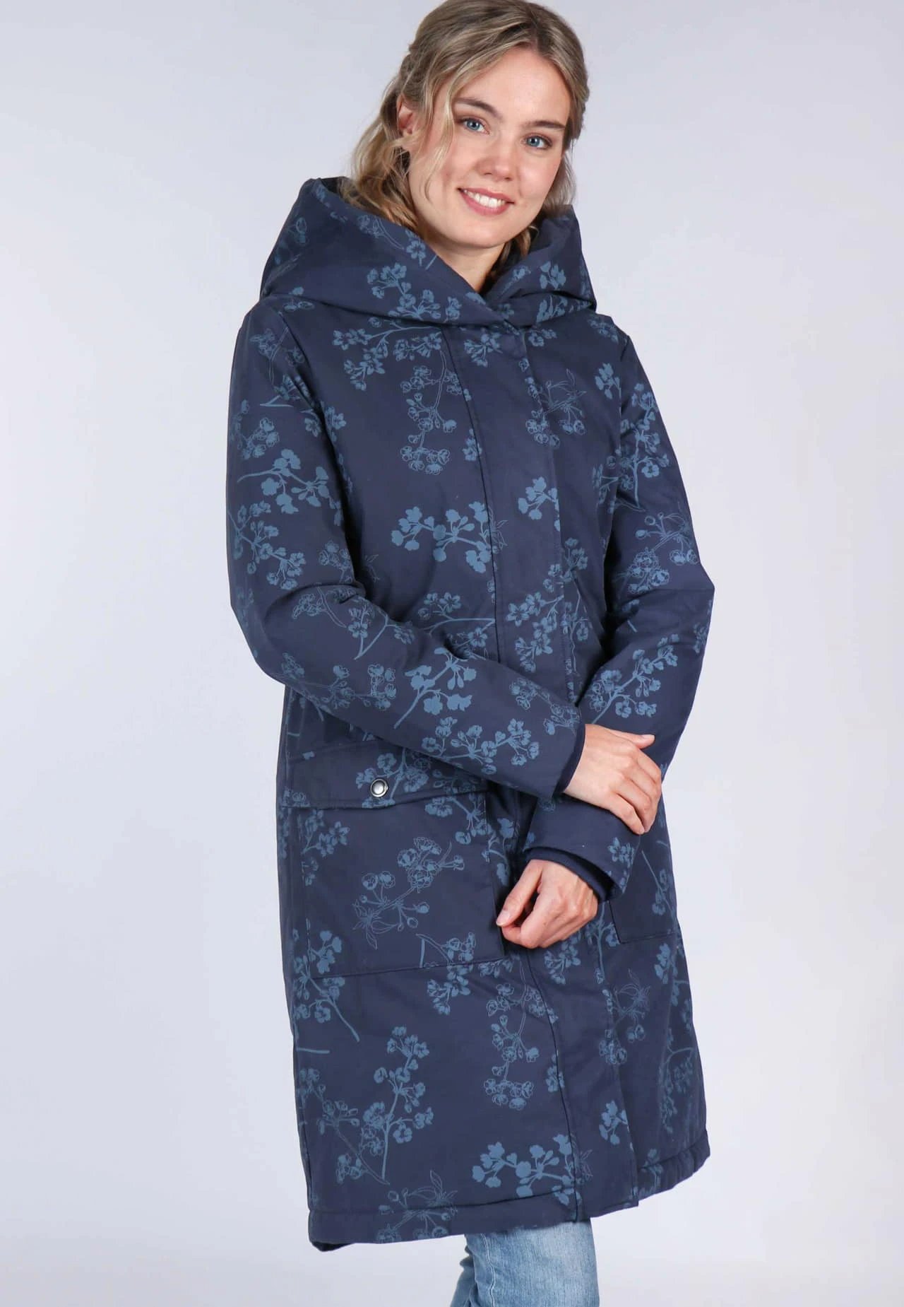 Mantel Lionnea - Navy – Bild 3