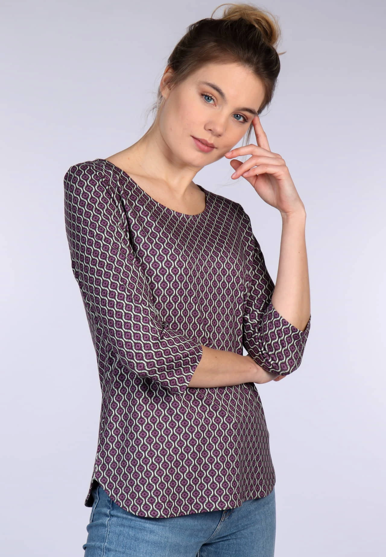 Shirt Sontje - Plum – Bild 5