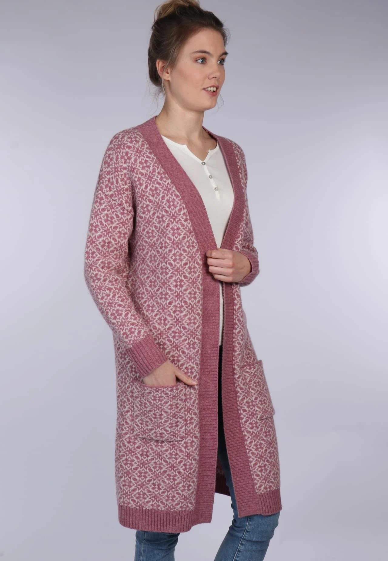 Strickjacke Tilke - Rose – Bild 3