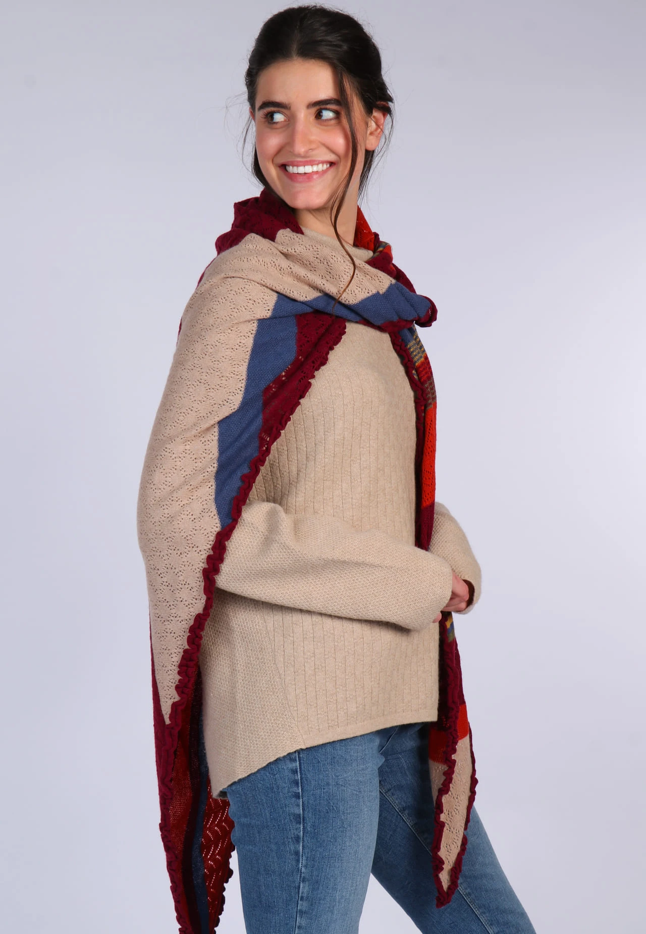 Dreieckstuch Ingar - Wine – Bild 3