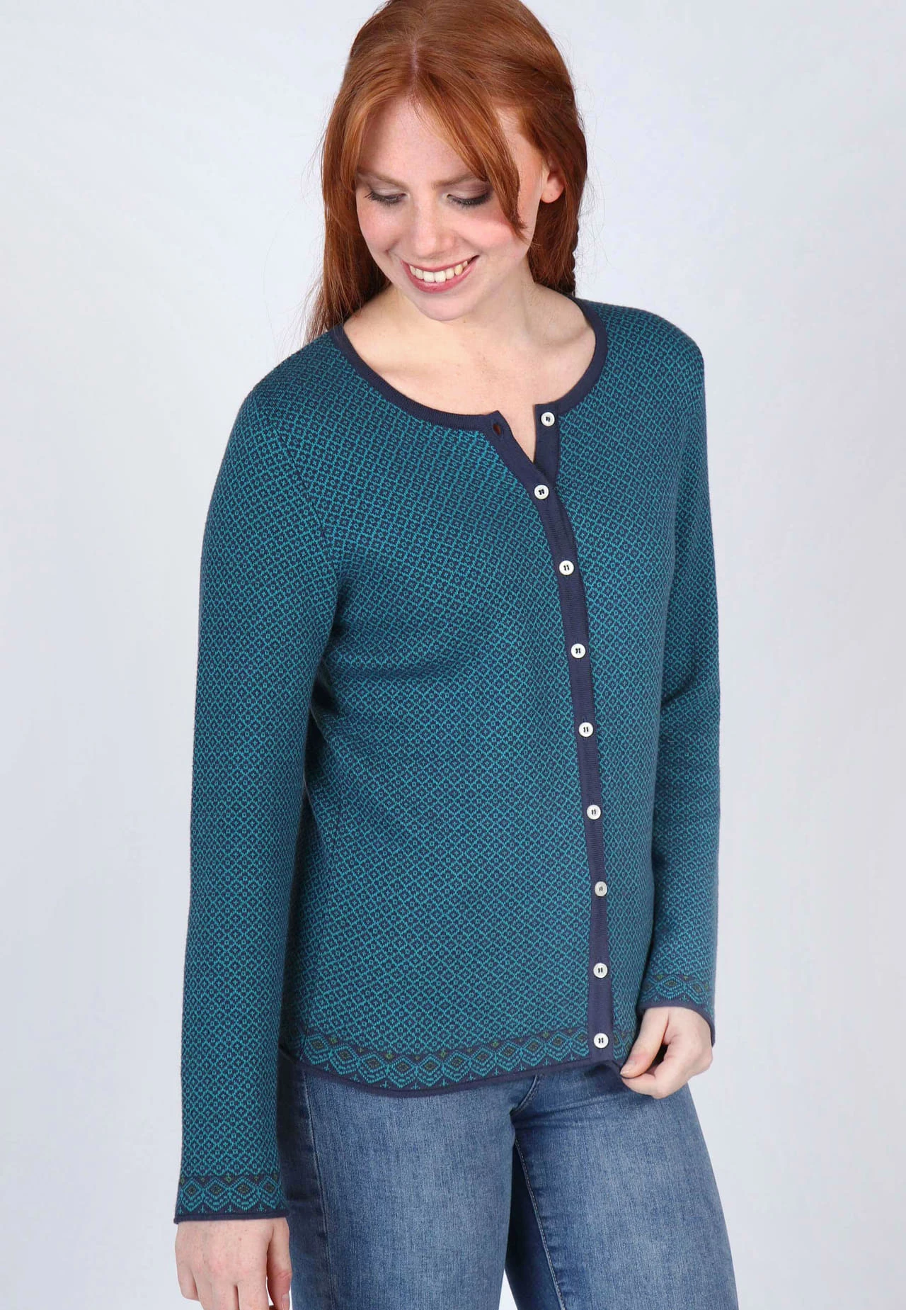 Strickjacke Helena - Navy – Bild 3