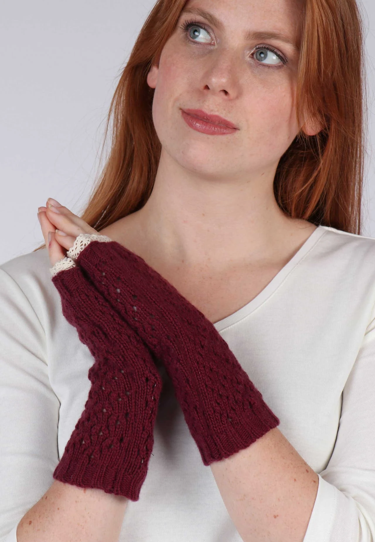 Handstulpe Dalina - Wine – Bild 3