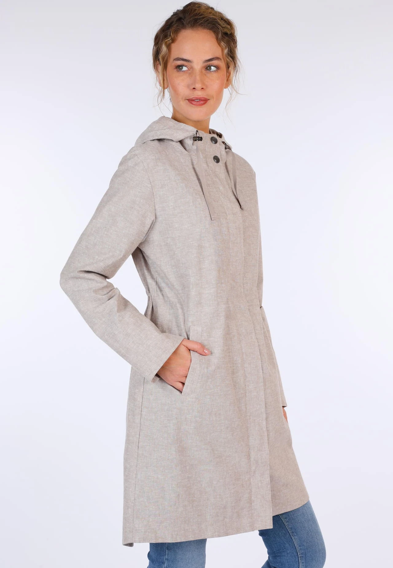 Mantel Eevi- Sand – Bild 3