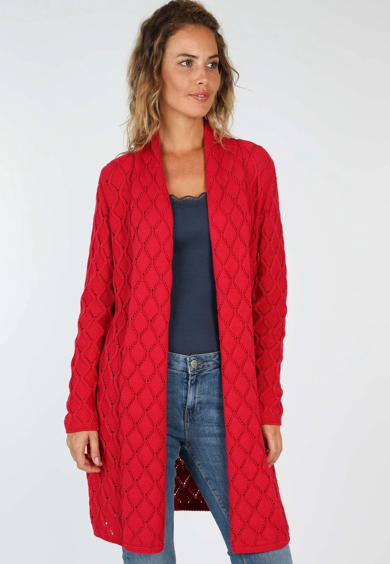 Strickjacke Ebbie - Rubin – Bild 3