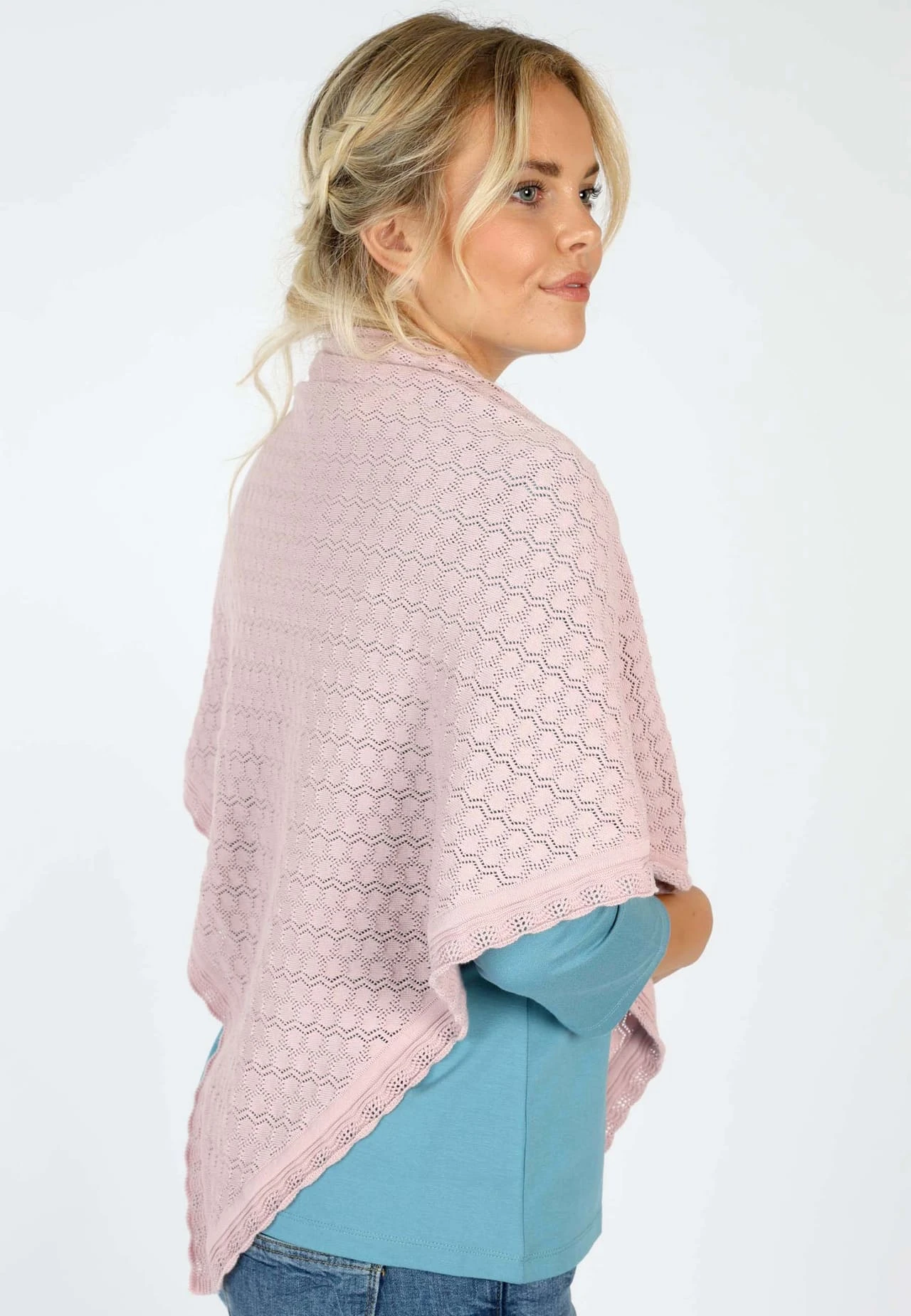 Dreieckstuch Lisa - Rose – Bild 3