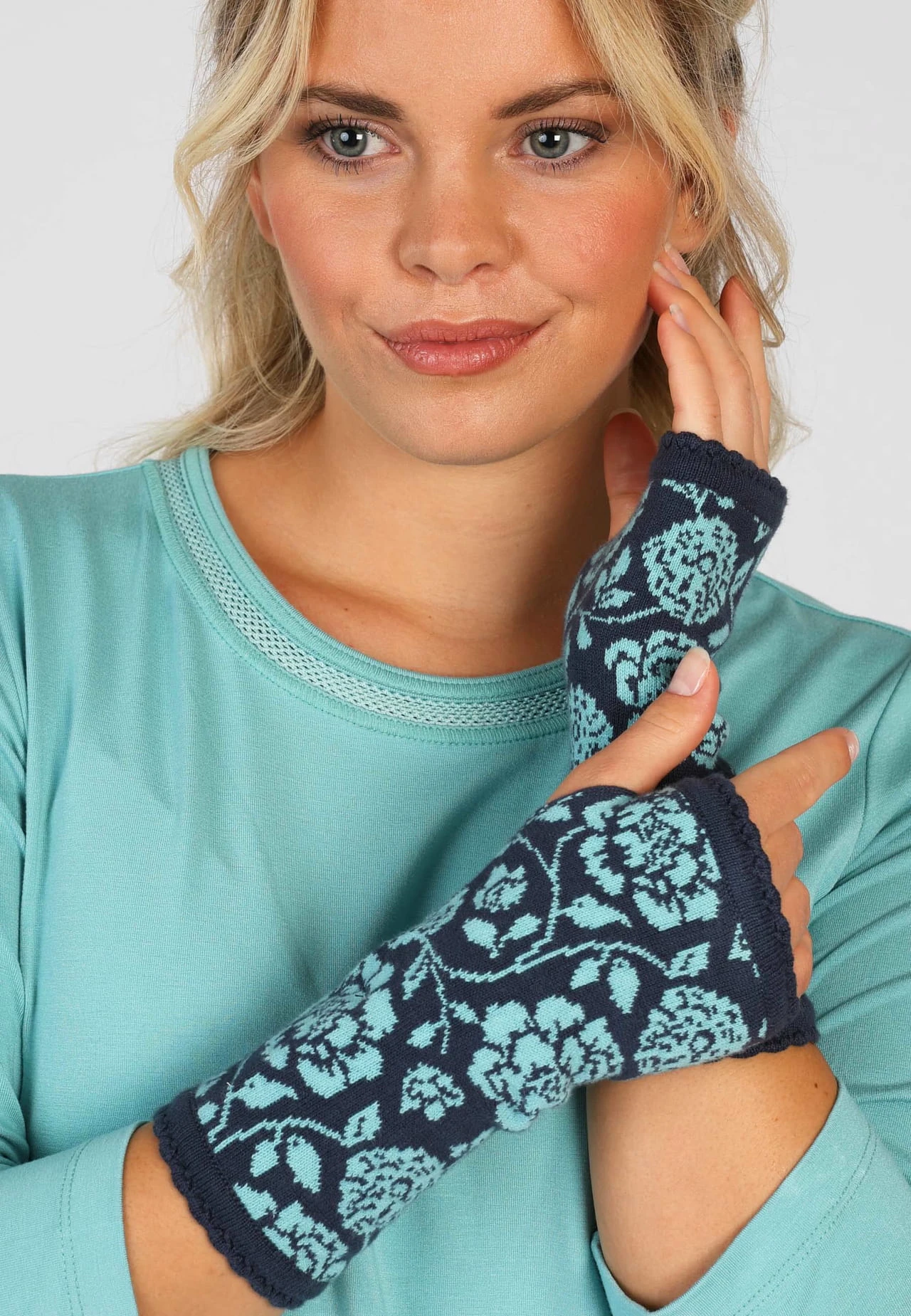 Handstulpen Lucy - Navy – Bild 3