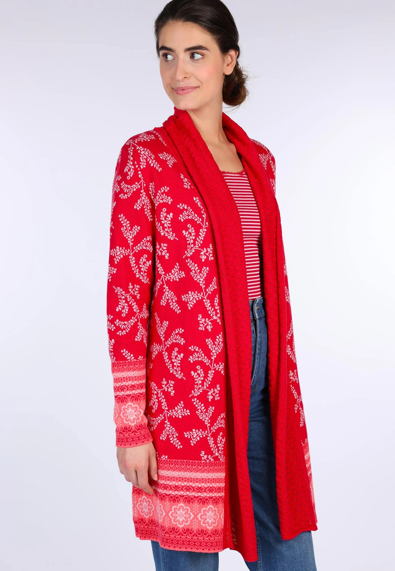 Strickjacke Fredoline - Rubin – Bild 3