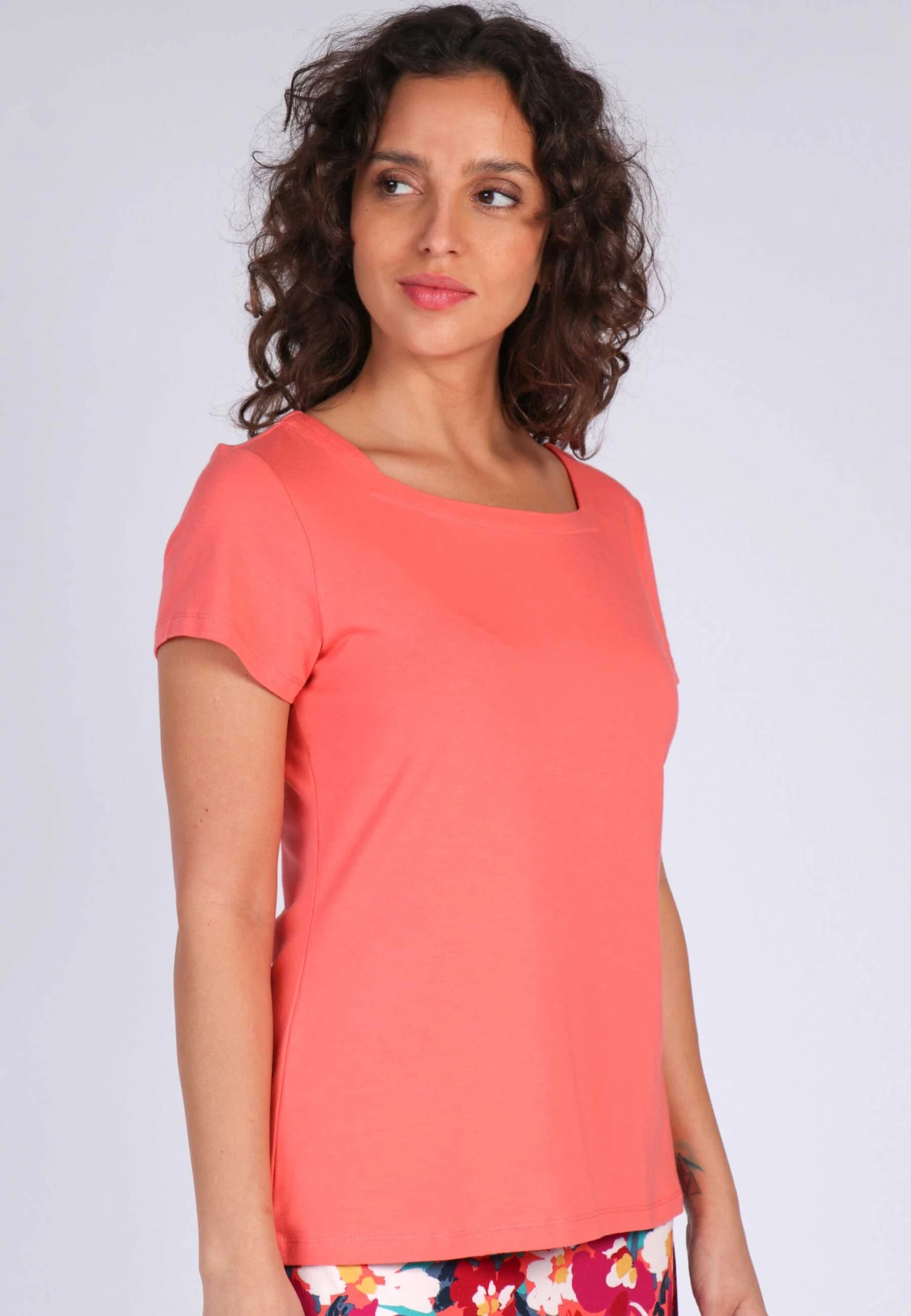 T-Shirt Tal - Peach – Bild 3