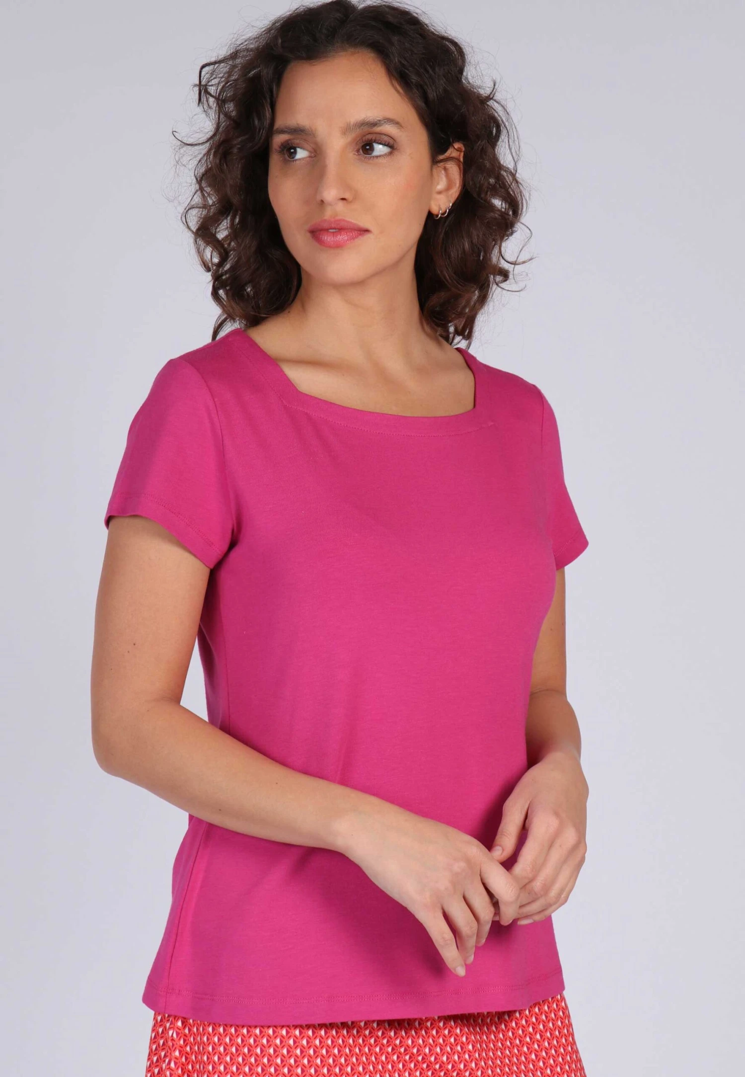 T-Shirt Tal - Magenta – Bild 3