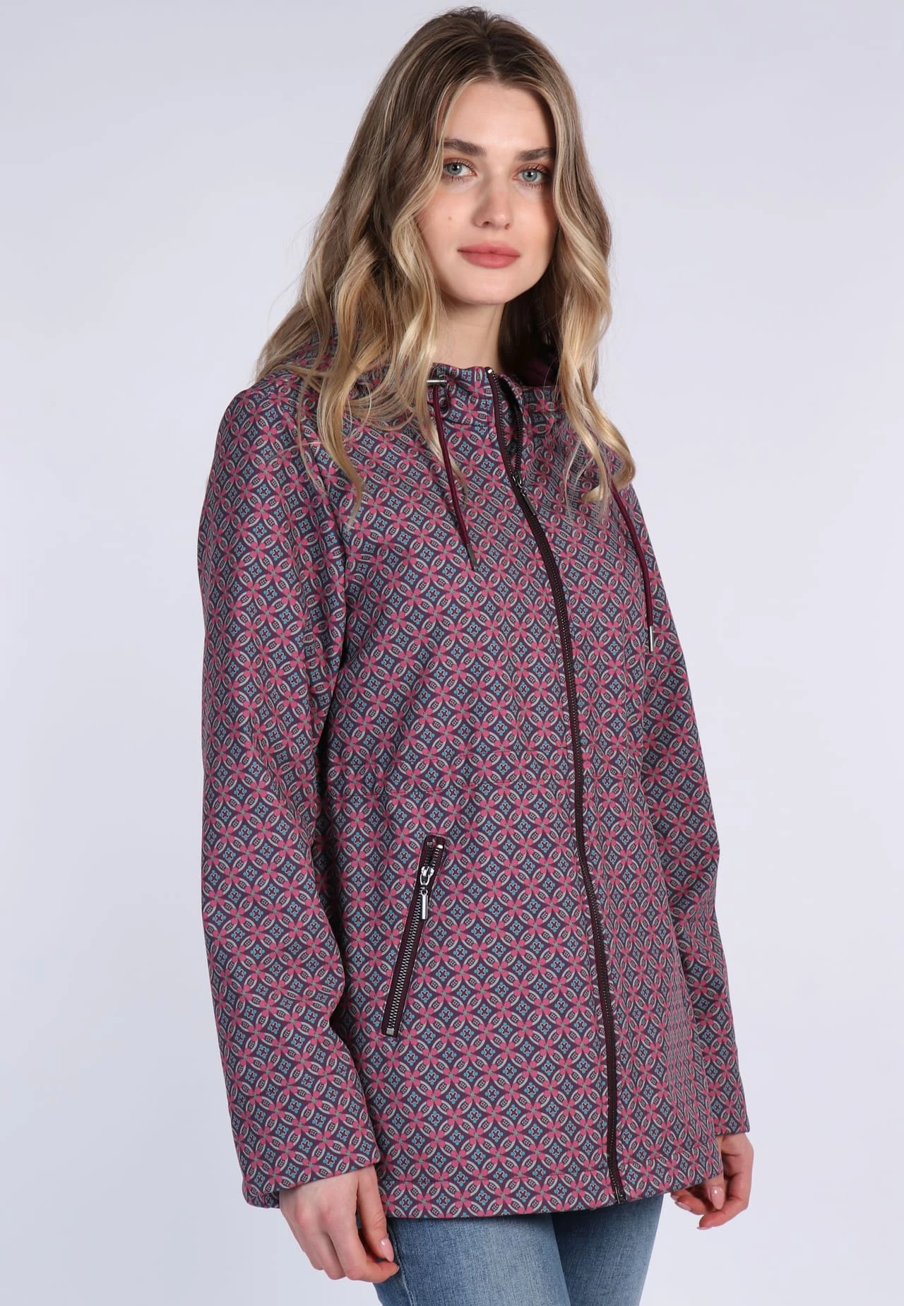 Regenmantel Elaine - Plum – Bild 3